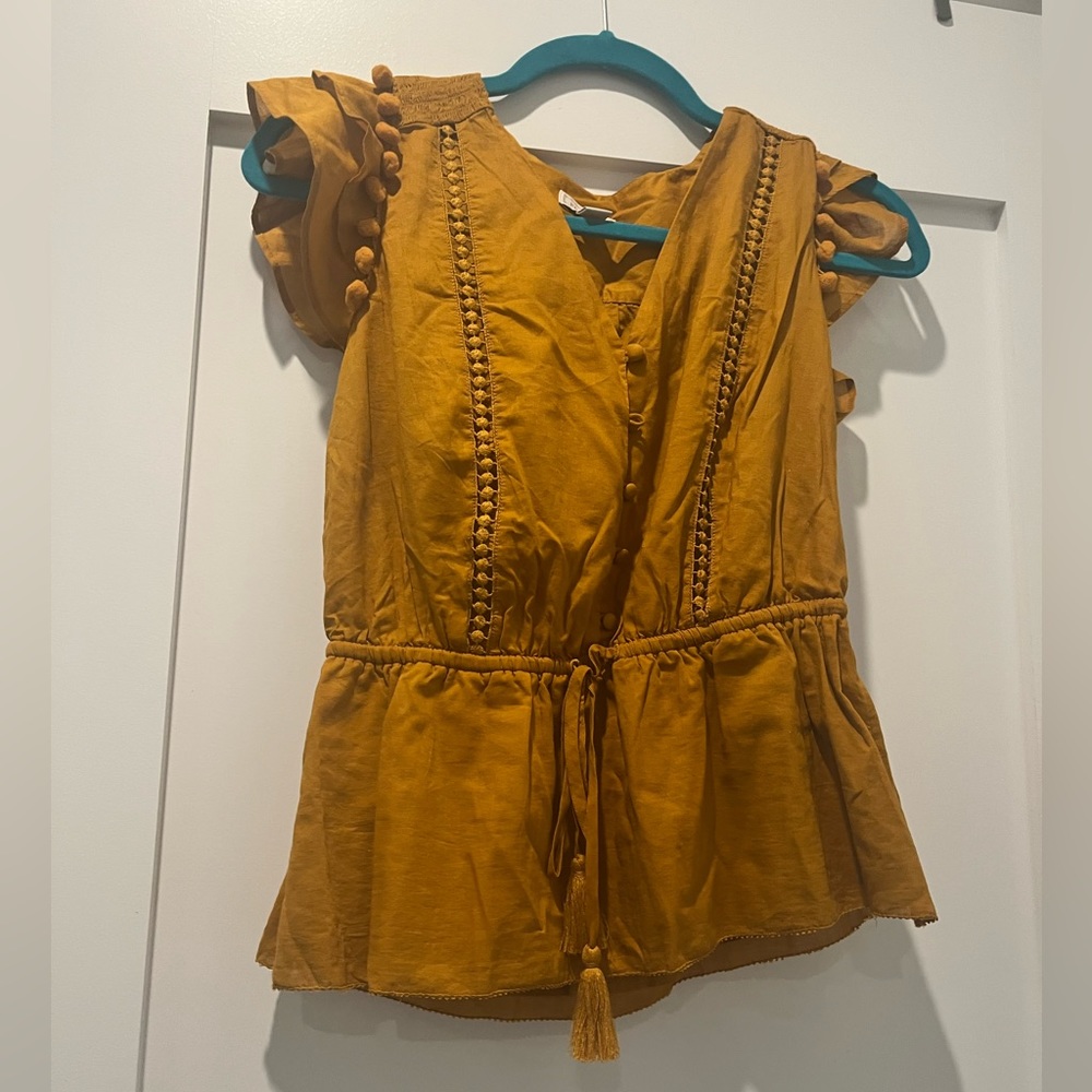 Mustard color shirt